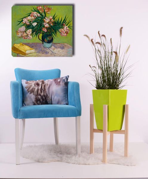 Oleanders, Vincent van Gogh - obraz na płótnie 50x40 cm zdjęcie 2