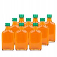 20x Butelka piersiówka szklana 200 ml bimber wódka