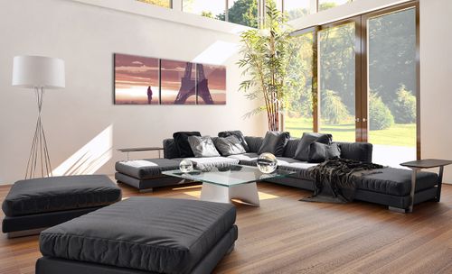 Obraz Na Płótnie - Wieża Eiffla Postać - 150X50 Cm - Ca150X50-4104 na Arena.pl