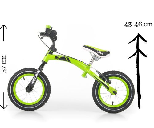 Rowerek Biegowy Young Green na Arena.pl