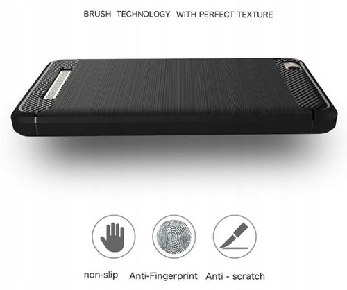TPUCARBON - ETUI CASE - XIAOMI REDMI 4A + SZKŁO na Arena.pl