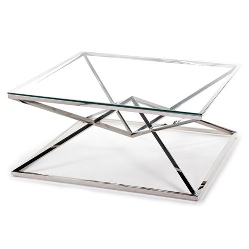 STOLIK KAWOWY DIAMANTO SILVER 100 CM na Arena.pl