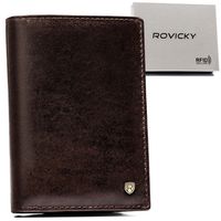 portfel męski skórzany n74-rvt-2299 d.brown
