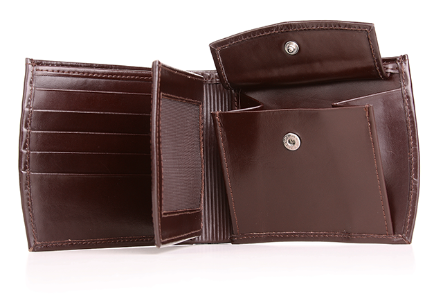 Portfel skórzany męski KEMER VOOC PPM1 Czarny zdjęcie 4