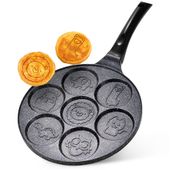 Patelnia Granitowa do Jajek Sadzonych na Jajka Placki Naleśniki Pancakes