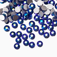 50x Allepaznokcie Cyrkonie do paznokci szklane ss10 sapphire ab