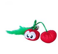 Zabawka dentystyczna dla kota z kocimiętką i dzwoneczkiem Petstages Cherry