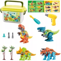 DLA DZIECI KLOCKI KONSTRUKCYJNE Z WIERTARKA