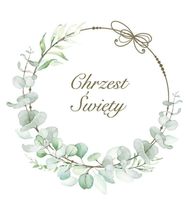 Serwetki papierowe Chrzest Święty eukaliptus, 20 szt.