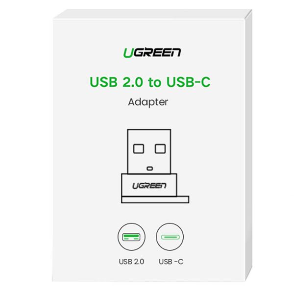 Adapter USB UGREEN US280 USB-C do USB-A 2.0 (czarny) zdjęcie 2