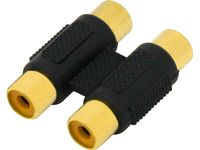 Przejście RCA: 2 GNIAZDA-2 GNIAZDA ZŁOTE