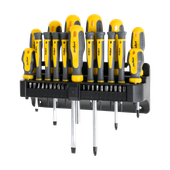 Zestaw śrubokrętów Rebel 11szt wytrzymałe zestaw magnetyczne stojak