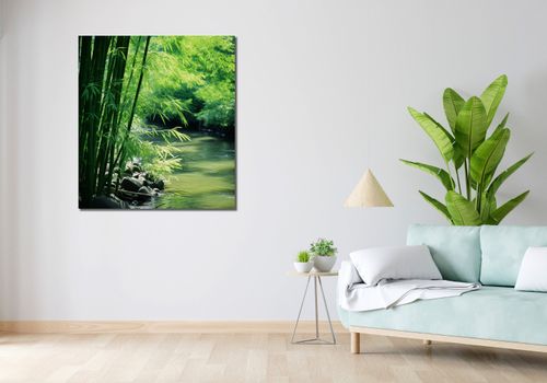 Obraz 90x100cm Spokój Bambusów na Arena.pl