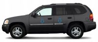 GMC Envoy 2002-2009 - Listwy chrom boczne drzwi chromowane ochronne