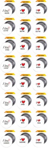 Przypinki buttony I LOVE PODHALE z grafiką na Arena.pl