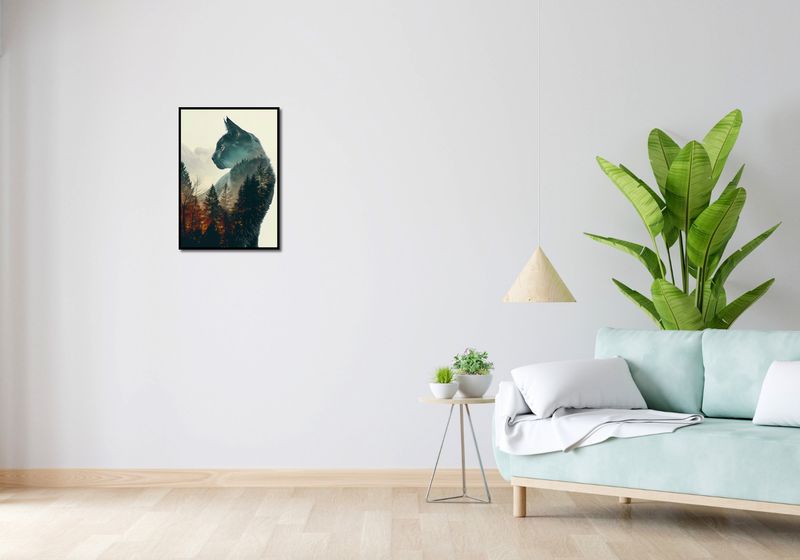 Plakat 42x59,4cm Koci Duch Lasu zdjęcie 4