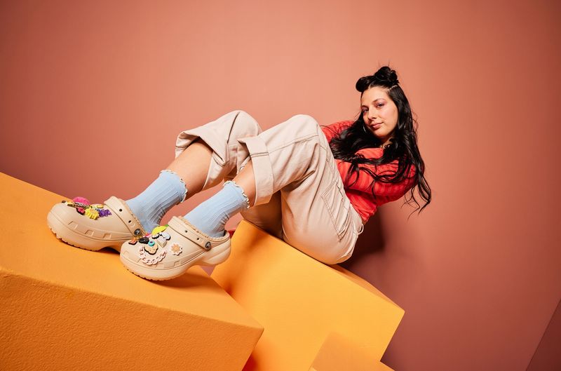 Crocs Damskie Ocieplane Buty Chodaki Platforma Classic Lined Clog 42-43 zdjęcie 7