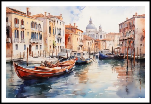 Plakat 91,5x61cm Wenecka Impresja na Arena.pl