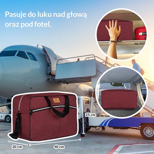 torba podróżna r-tl-01 red zdjęcie 2