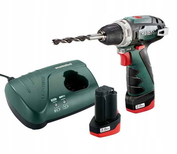 Wiertarka wkrętarka Metabo 12V 2x akumulator 2Ah zdjęcie 5