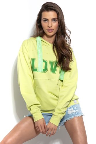 Bluza z kapturem F944 Błękit S/M na Arena.pl