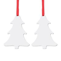 Dwustronna zawieszka z MDF-u do sublimacji - choinka