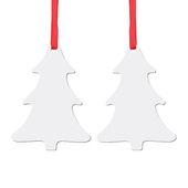 Dwustronna zawieszka z MDF-u do sublimacji - choinka