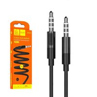 Denmen kabel stereo Jack 3,5mm - Jack 3,5mm 2m Czarny  DX02B