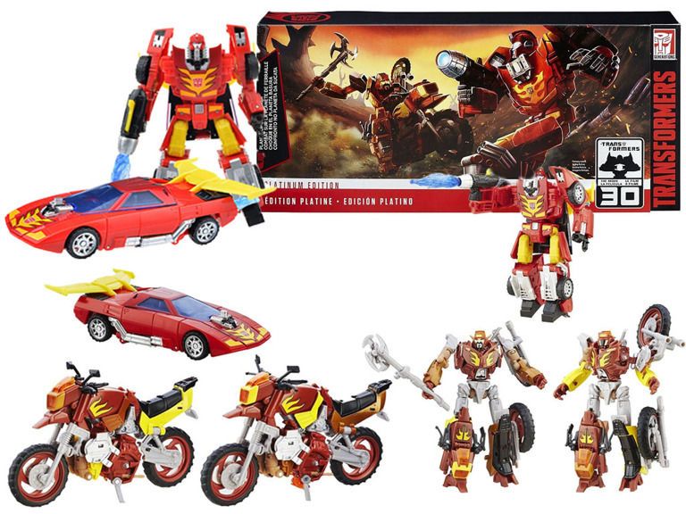 TRANSFORMERS PLATYNOWA EDYCJA 3FIGURKI B5883 zdjęcie 1