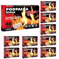 Podpałka do grilla kominka rozpałka biała Tytan 480szt PROMO