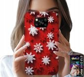 ETUI DO XIAOMI POCO X3 - PŁATKI ŚNIEGU, ŚNIEG, GWIAZDKI, ŚWIĘTA