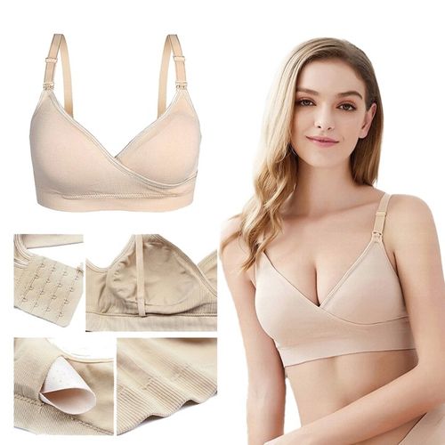 BIUSTONOSZ BEZSZWOWY ZESTAW DO KARMIENIA CIĄŻOWE BEZ FISZBIN MIĘKKIE L na Arena.pl