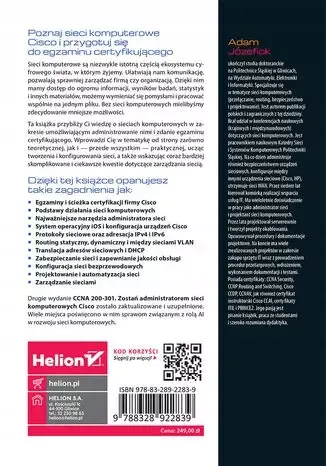 CCNA 200-301. Zostań administratorem sieci komputerowych Cisco na Arena.pl