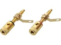 Gniazdo banan ZŁOTE czerwone+czarne t:246