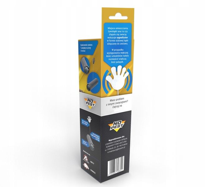 KRETOŁAPKA PUŁAPKA ŁAPKA NA KRETY I NORNICE 4 SZTUKI NO PEST SYGNALIZATOR zdjęcie 5