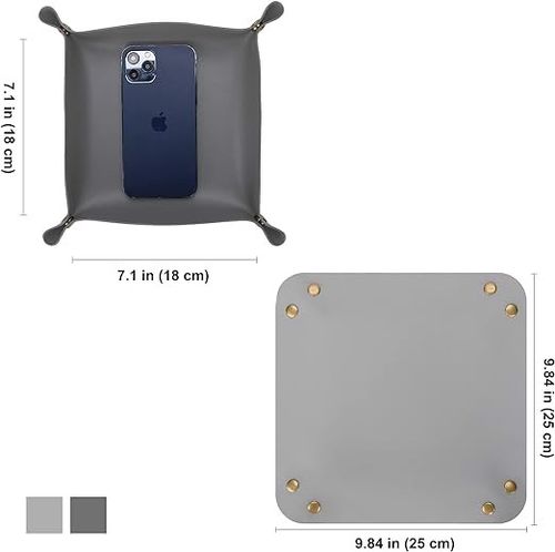 Skórzana składana taca  zestaw 2 sztuki na Arena.pl