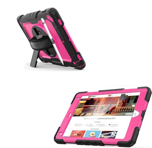 Etui do iPad 9,7” 2018/2019 z Podstawką i Paskiem na Ramię Różowe na Arena.pl