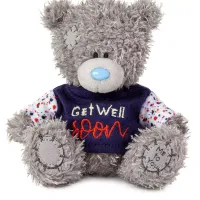 Me to You Tatty Teddy Get Well Soon 10cm Plush Bear - Official Collection M