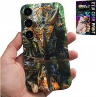 ETUI DO SAMSUNG GALAXY S24 - DINO DINOZAUR TRICERATOPSEM FUTERAŁ
