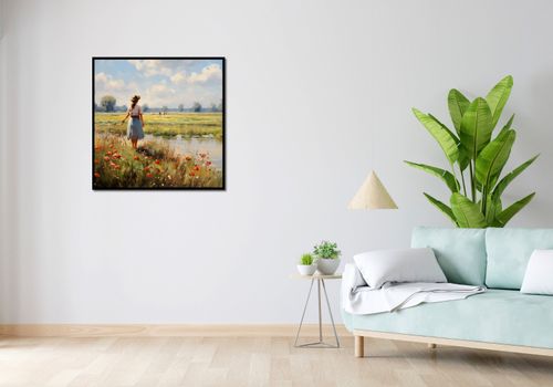 Plakat 80x80cm Wiejski Spokój na Arena.pl
