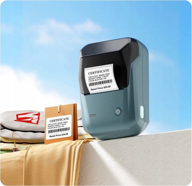 NIIMBOT B1 Drukarka Termiczna NAKLEJKI Bluetooth zdjęcie 2