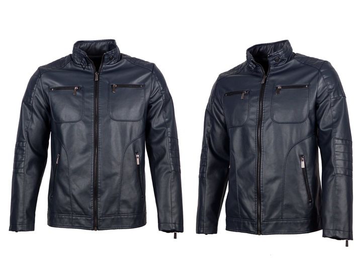 MĘSKA KURTKA SKÓRZANA GRANAT r.XXL REFREE A1406C-1 zdjęcie 1