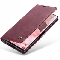 ETUI Z KLAPKĄ DO GALAXY S23 ULTRA SKÓRZANE PORTFEL POKROWIEC ZAMYKANE