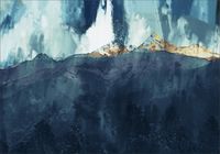 FOTOTAPETA widok chumry las góry we mgle na wymiar