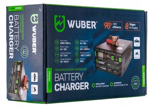 PROSTOWNIK 6V i 12V MIKROPROCESOROWY ŁADOWARKA DO AKUMULATORA NAPRAWA 15A na Arena.pl