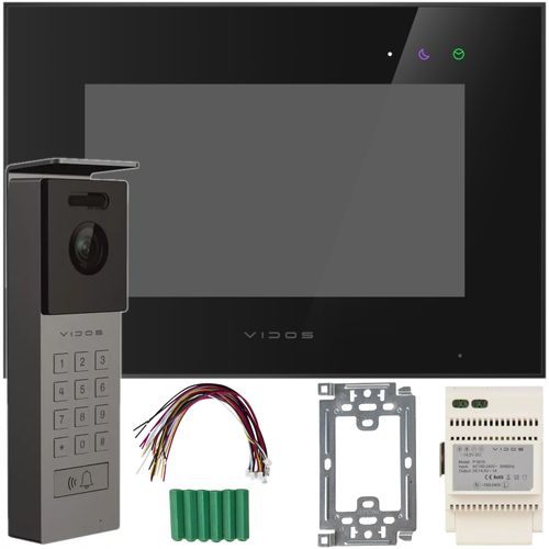 Monitor dotykowy LCD 7" WiFi M10B-X czarny Vidos na Arena.pl