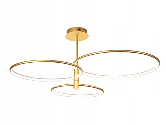 Nowoczesny żyrandol SILVA GO III okrąg ring 50/60/70cm plafon pilot zdjęcie 1