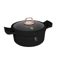 garnek tytanowy 24cm berlinger haus bh-1457 black rose