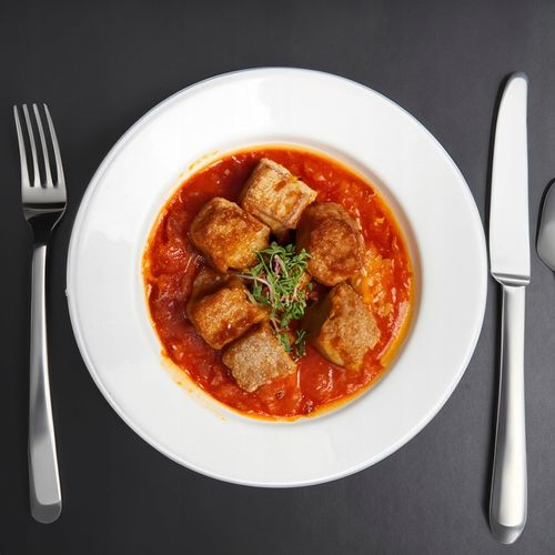 SERWIS OBIADOWY BIAŁE SZKŁO ZESTAW TALERZY BIAŁY NA 6 OSÓB WZÓR SONIA na Arena.pl