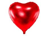 Balon foliowy serce czerwony, 45 cm